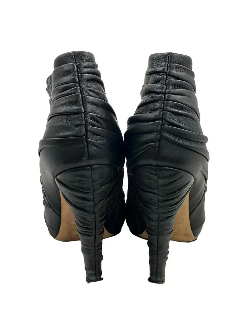 Chanel Black Leather Boots #295562C50B